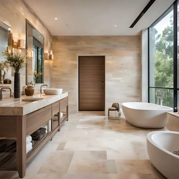 modern bathroom with natural stone 02