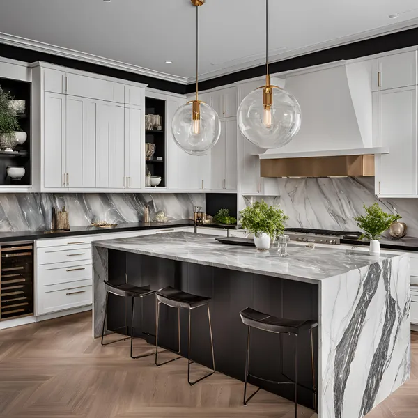 The Elegance of Marble Countertops in Modern Kitchens 01